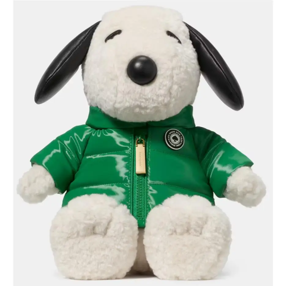 Kate Spade 3D Dog Peanuts Snoopy Fur Crossbody Bag KM631 Purse