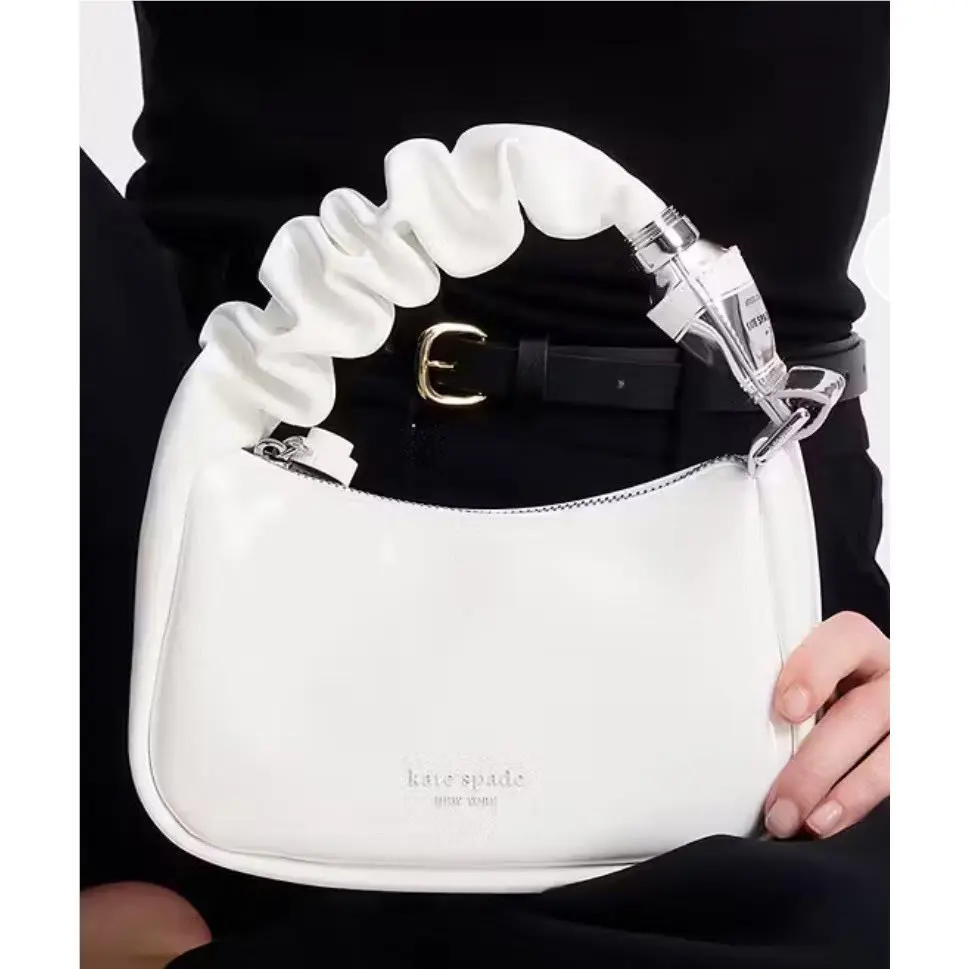 Kate Spade Novelty Bag Artist Squeeze Mini True White Patent Leather