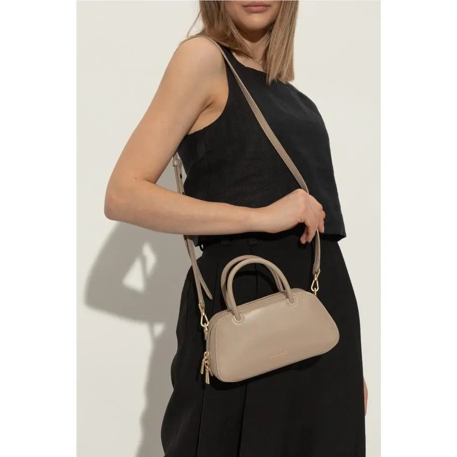 Kate Spade Grace Crossbody Satchel Timeless Taupe Leather Beige