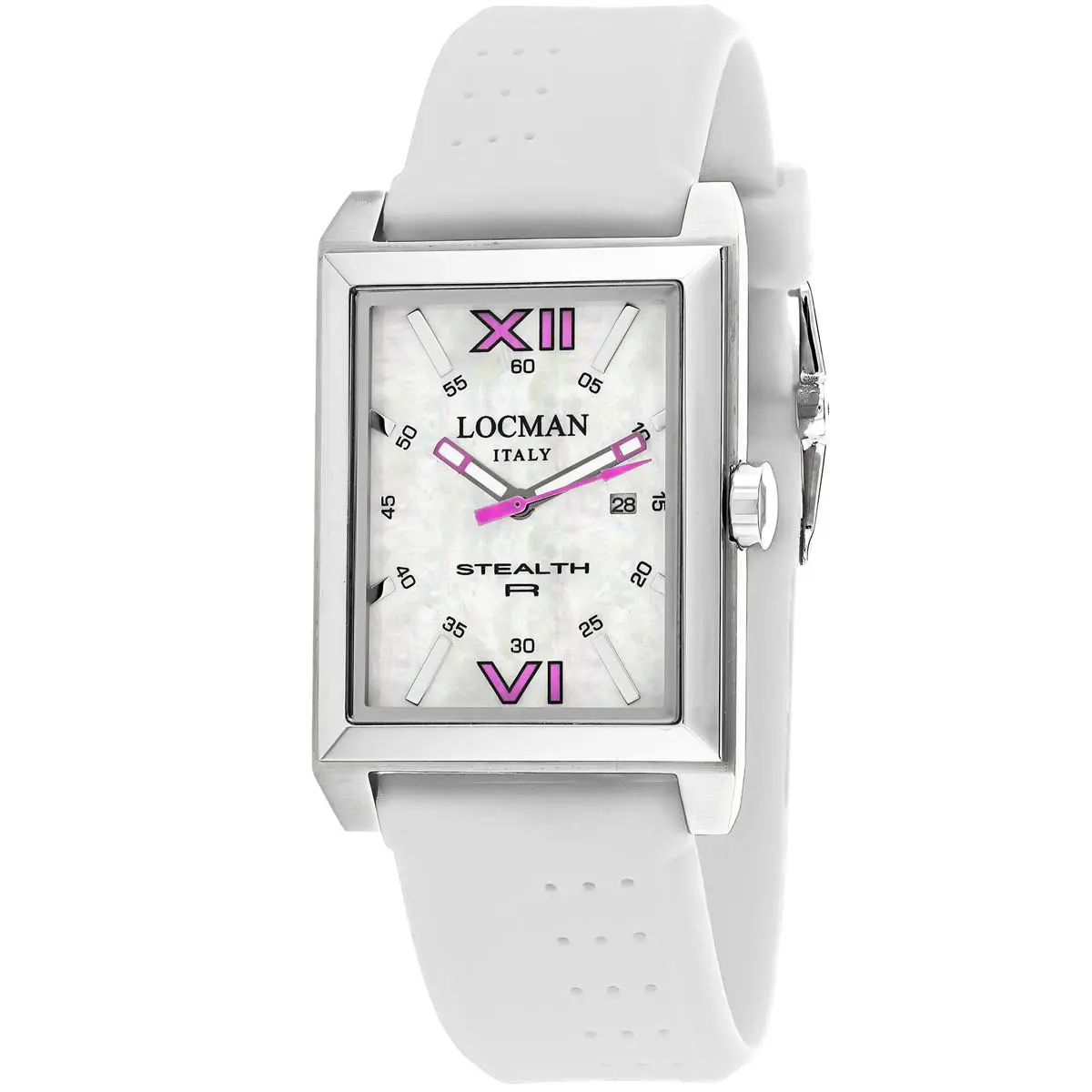 Locman Men`s Classic Mop Dial Watch - 241MOPFX1WH by Locman Italy