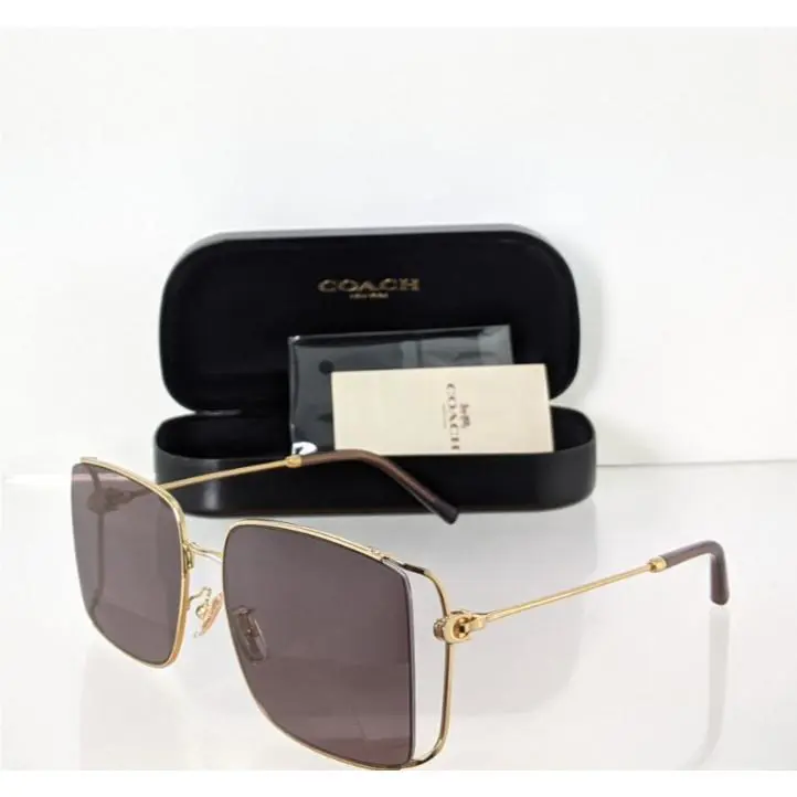 Sunglasses HC 7174 94417N Shiny Gold 59mm by Coach