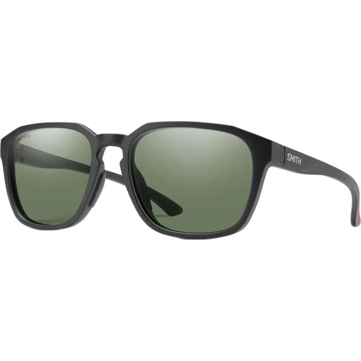 Smith Optics Adult Contour Chromapop Polarized Black/grey Green OS Sunglasses - Black/Grey Green, Frame: Black, Lens: Green