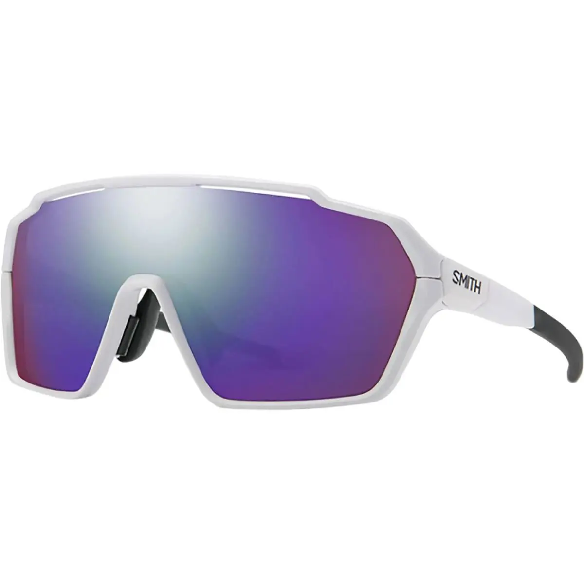 Smith Optics Adult Shift Mag Mtb Chromapop White/violet One Size Sunglasses - White/Violet, Frame: White, Lens: Violet