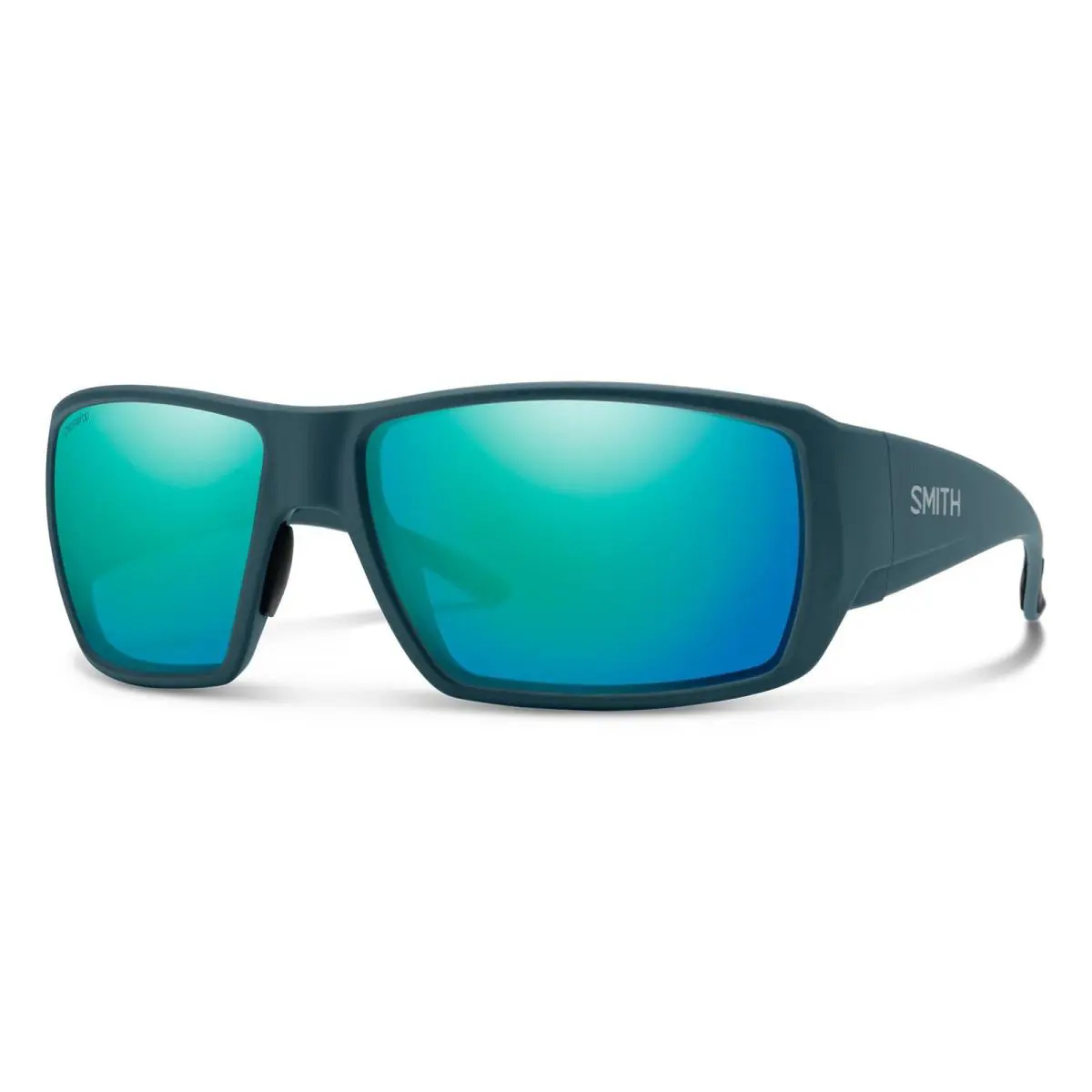 Smith Guide`s Choice XL Sunglasses Matte Pacific Polarized Opal Mirror Lenses