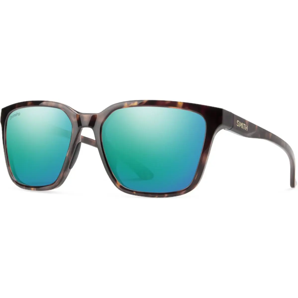 Smith Optics Adult Shoutout Polarized Tortoise/glass Blue Mirror OS Sunglasses - Black/Violet, Frame: Black, Lens: Blue