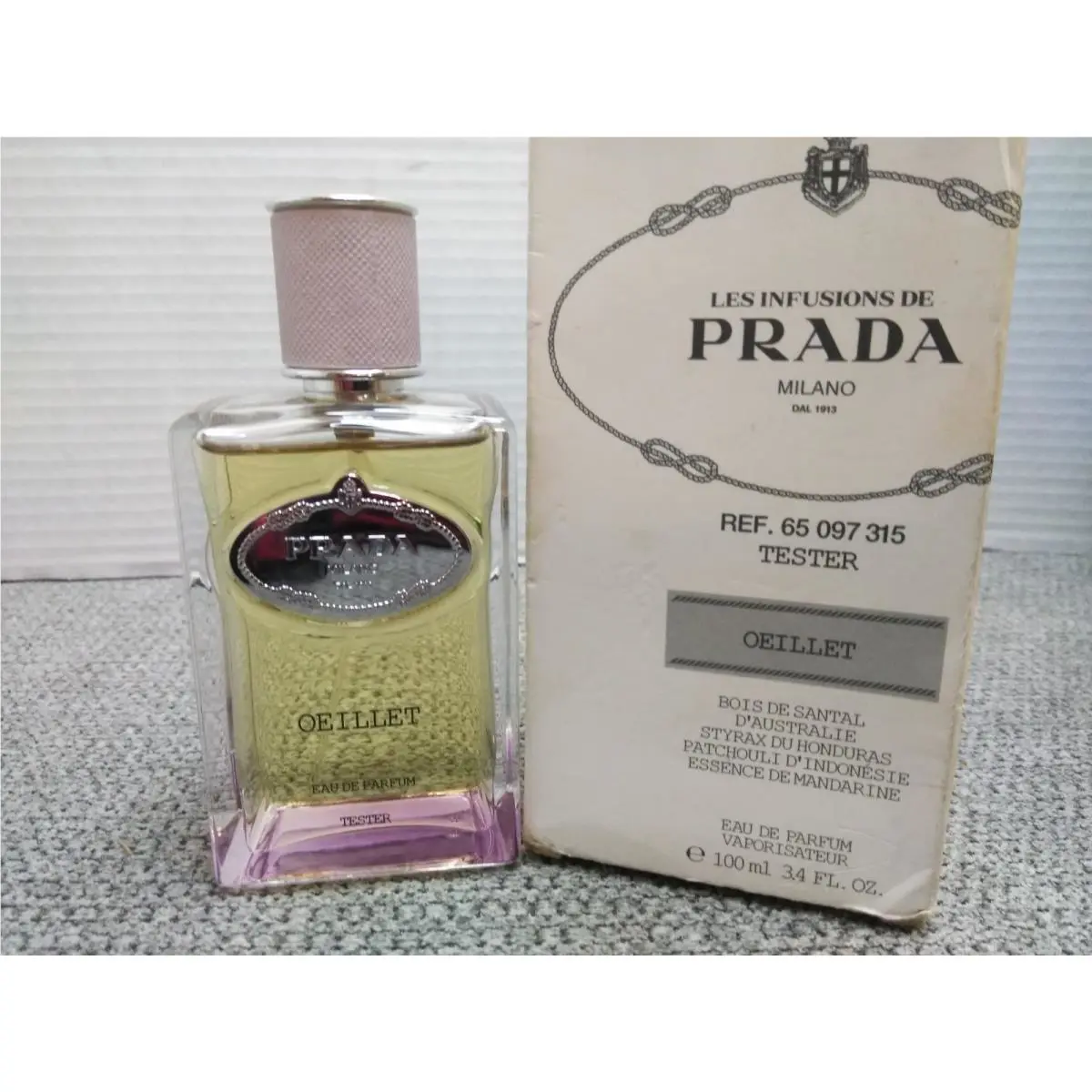 N.o.s. 2014 Prada Infusion DE Oeillet Eau DE Parfum 100 ML/3.4 Fl.oz. Read