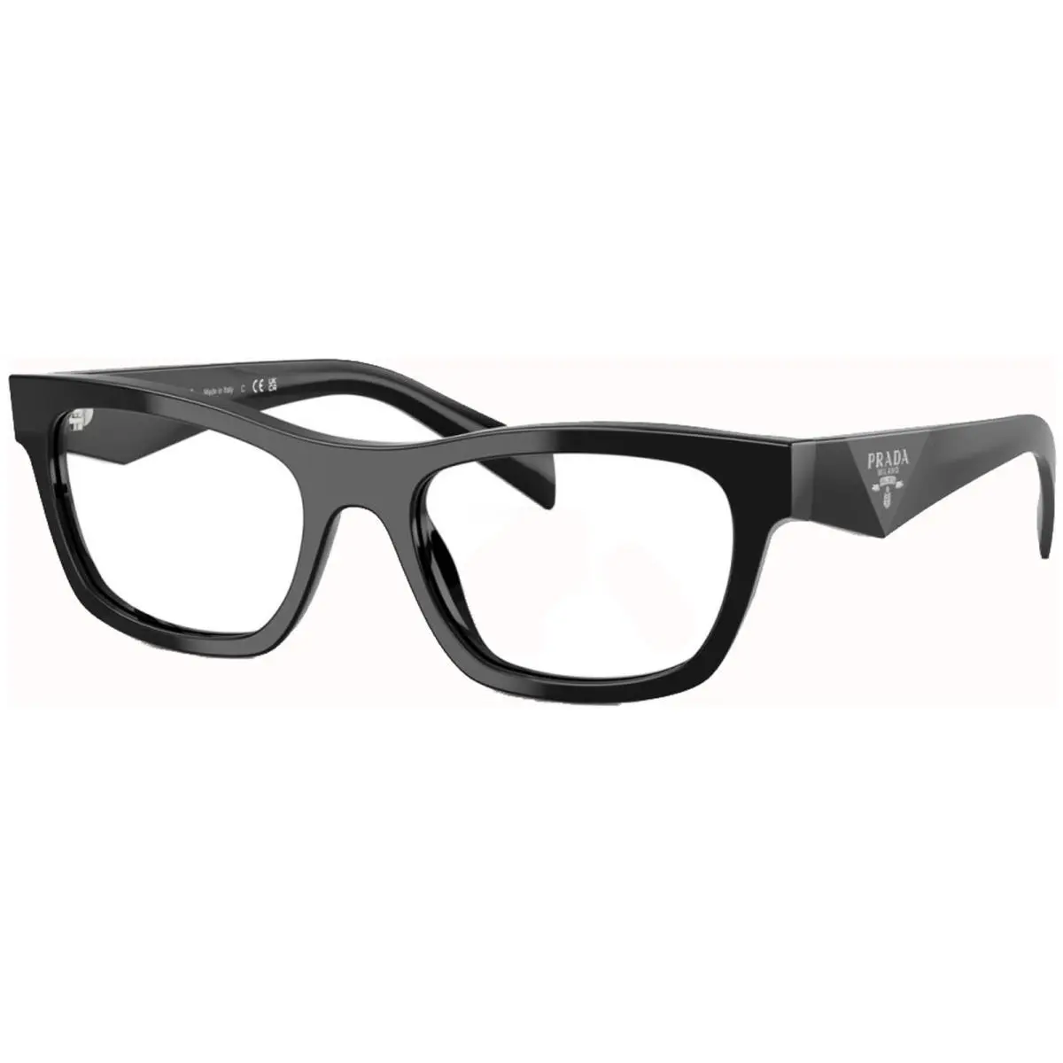 Prada Women`s Black Cat Eye Eyeglasses - PRB01V-16K1O1-54 - Made in Italy