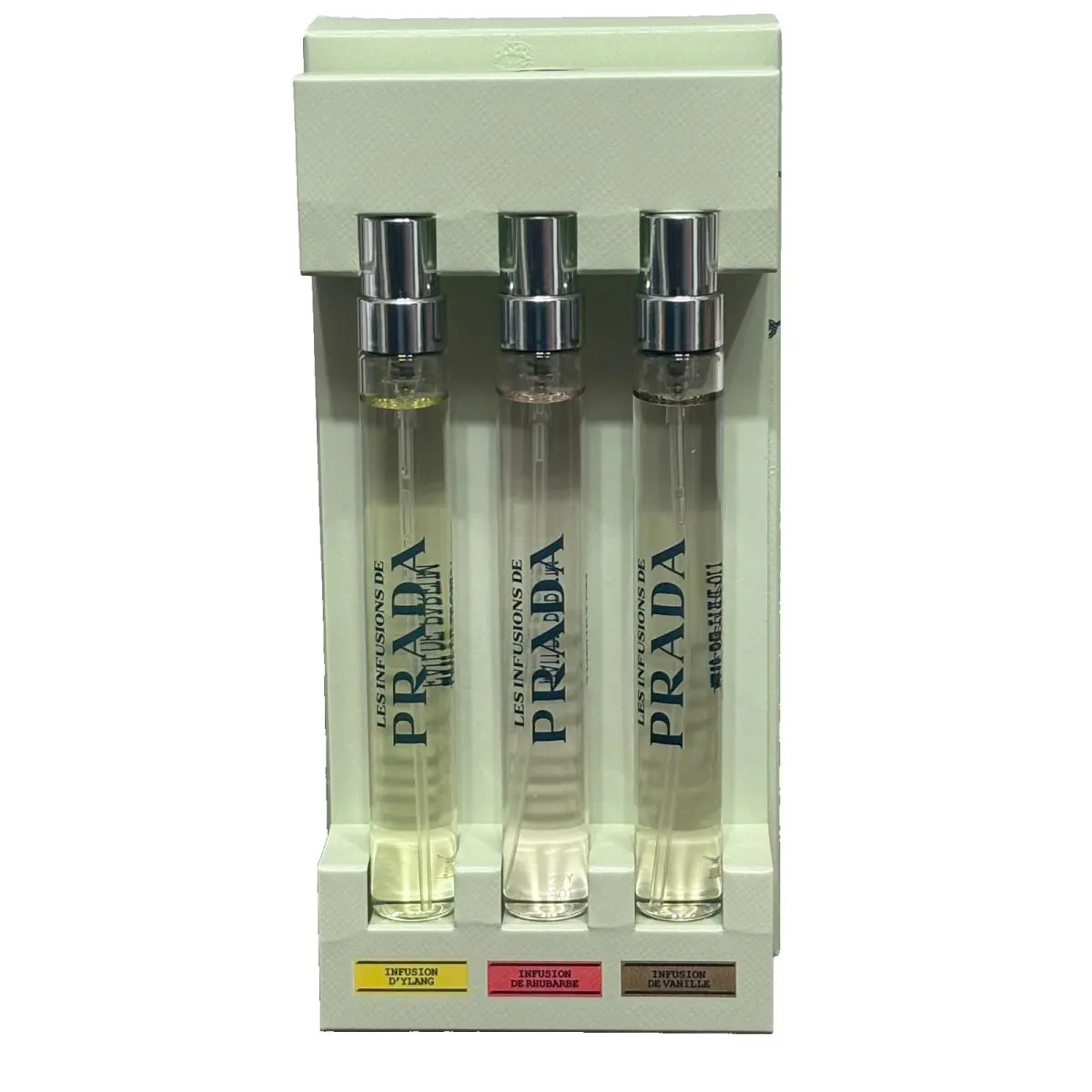 Les Infusions DE Prada D`ylang + Rhubarbe + Vanille 0.33oz / 10ml ea Edp Spray