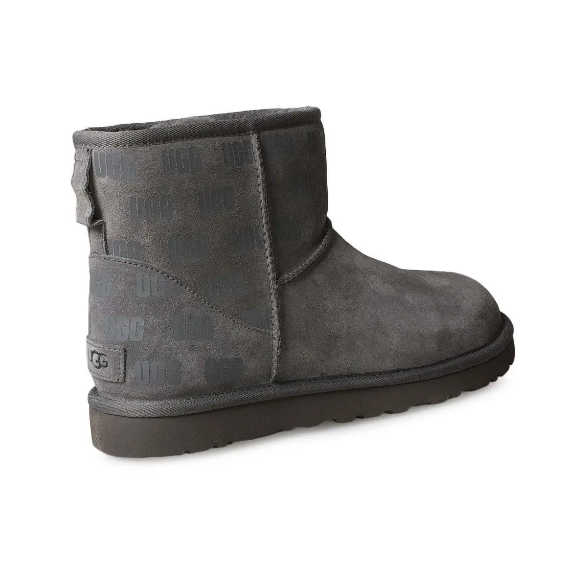 UGG shoes - UGG Classic Mini II UGG Print - Charcoal 1