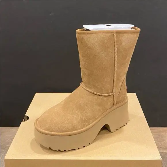UGG shoes - Classic Short New Heights - Classic Short New Heights - Chestnut 3