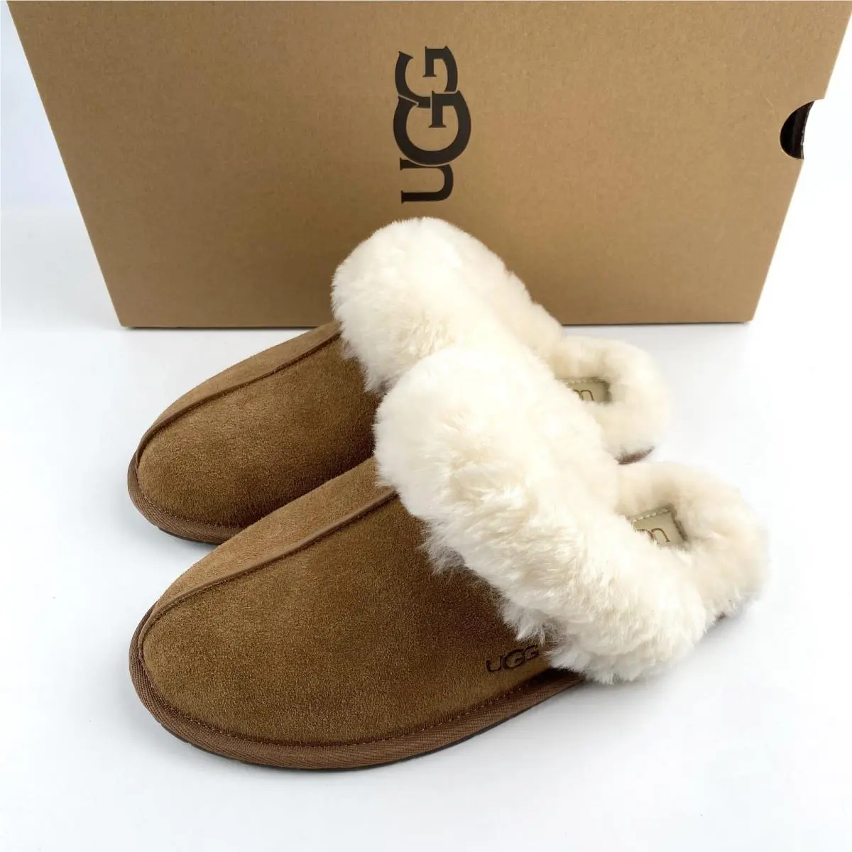 UGG shoes - UGG Scuffette II - Scuffette - Chestnut 4