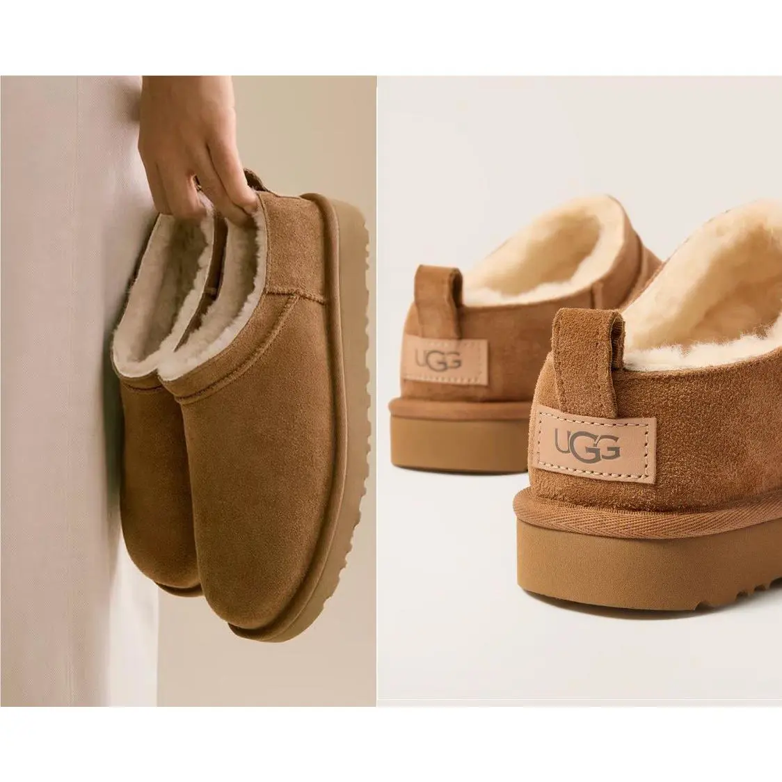 UGG shoes - UGG Classic Micro Mini - Classic Micro Mini - Chestnut 3