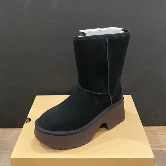 UGG shoes - Classic Short New Heights - Classic Short New Heights - Black 3