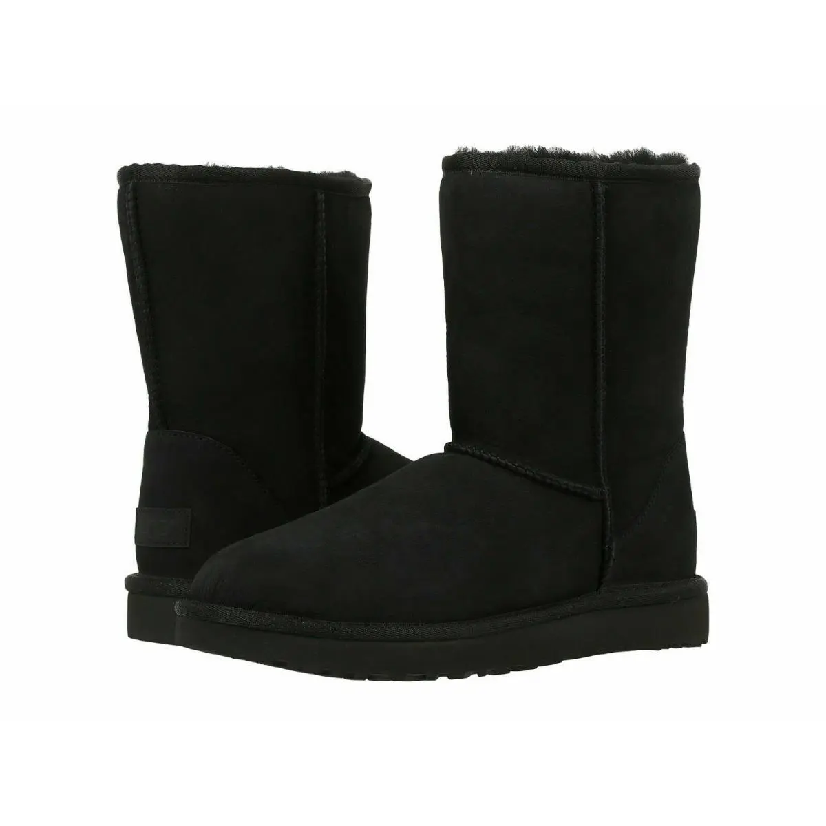Women Ugg Classic Short II Suede Upper Boot 1016223 Black