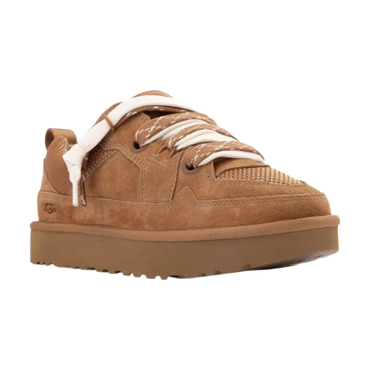 Womens Ugg Lo Lowmel Sneaker - Chestnut Suede Size 7 M US 1168890