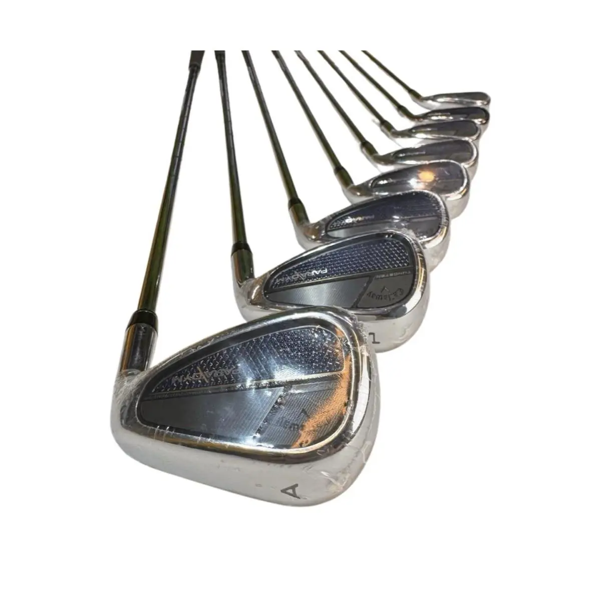 Callaway Paradym Forged Iron Set 4-PW AW Steel Shaft Stiff Flex Right Hand - Silver