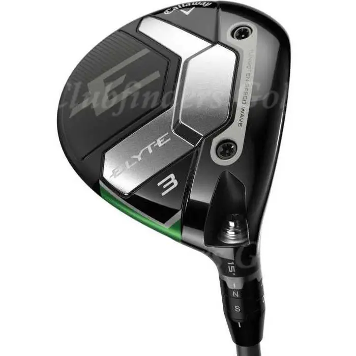 Callaway Elyte TD 15° Fairway 3 Wood Tensei 1K Black 75-S Stiff W/hc - Black