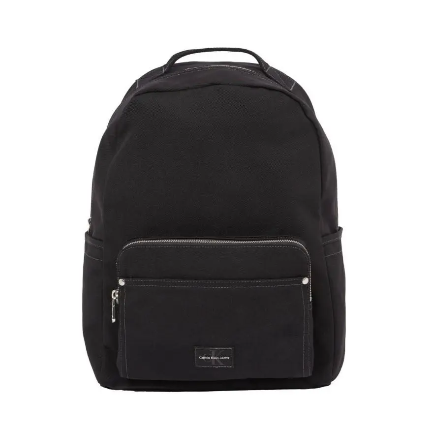 Calvin Klein Unisex Campus Canvas Backpack Black One Size