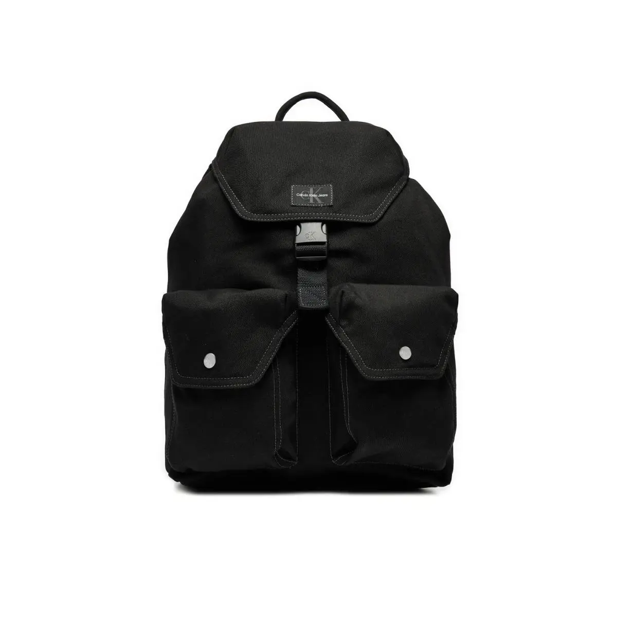 Calvin Klein Jeans Workwear Flap Backpack Rucksack Black One Size