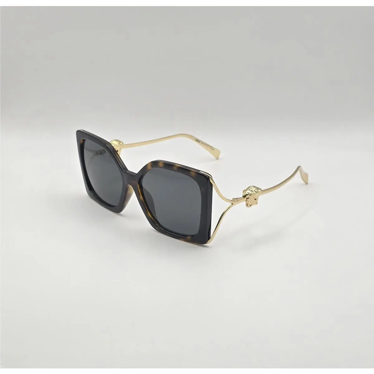 Versace VE4502U 108/87 Havana - Dark Grey Lens 58 mm Sunglasses