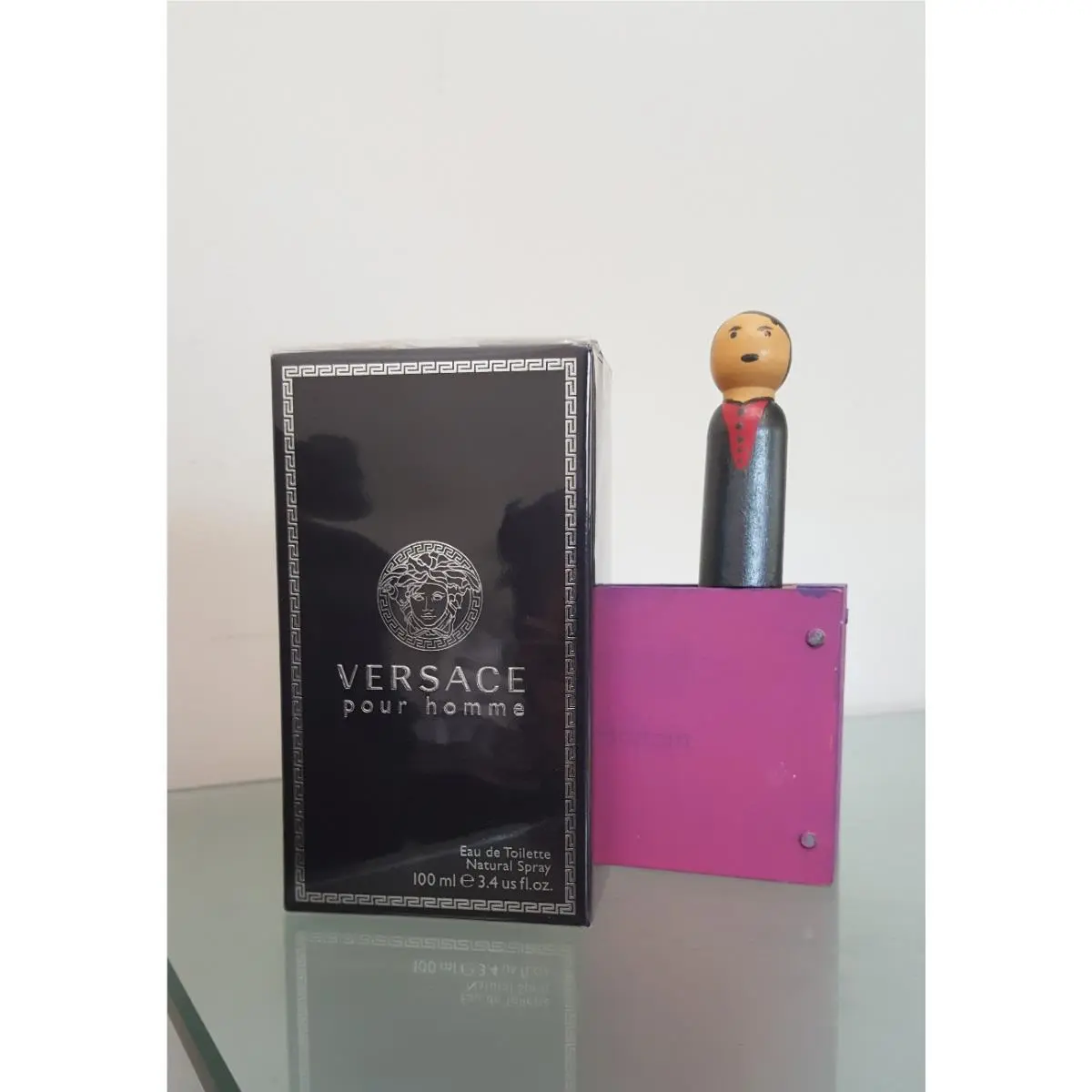 Versace Pour Homme Men`s Eau DE Toilette 3.4 FL OZ