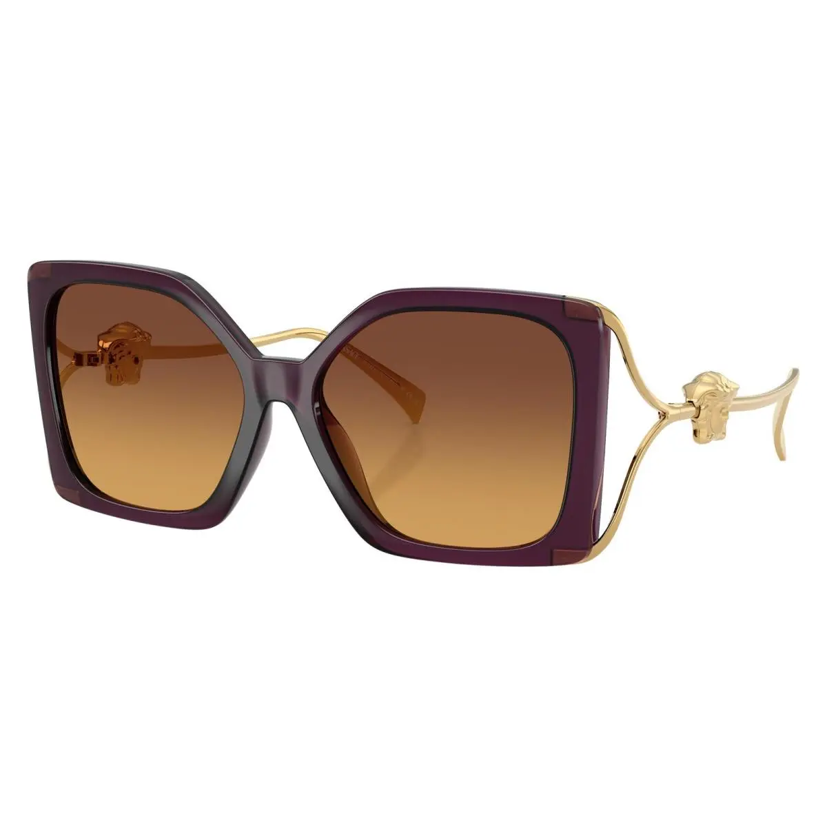 Men`s 58mm Dark Havana Honey Sunglasses VE4502U-5536T5-58 by Versace