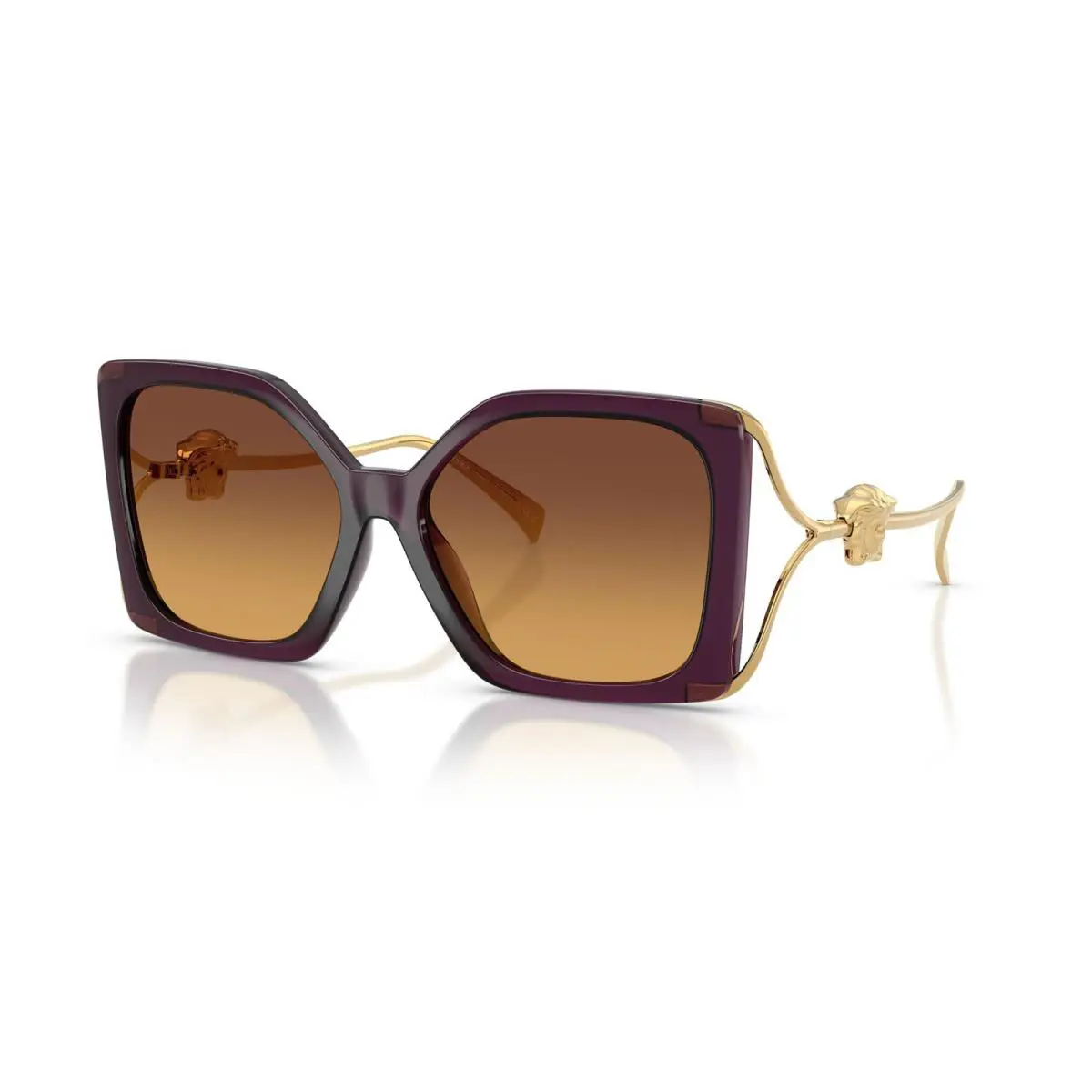 Versace Sunglasses VE4502U 5536T5 58mm Opal Purple / Yellow Gradient Brown Lens