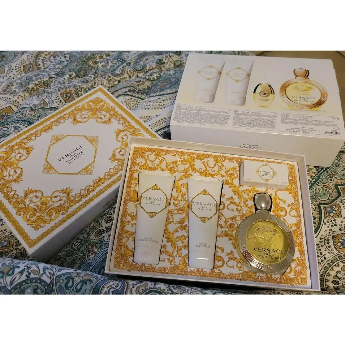 Versace Eros Pour Femme 4 Piece Gift Set