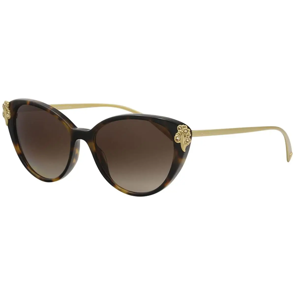 Versace Sunglasses VE4351B 5267/13 55mm Havana-gold / Brown Gradient Lens