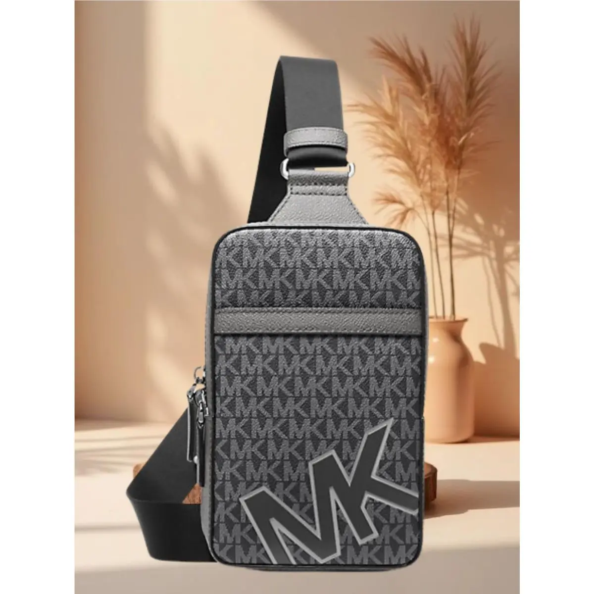Michael Kors Cooper Medium Signature Logo Crossbody Sling Pack Men Bag Variation