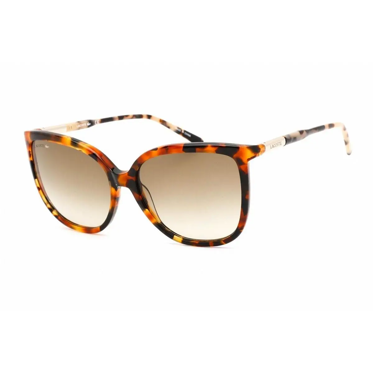 Lacoste LC963S-009-59 Sunglasses Size 55mm 145mm 18mm Havana 886895518468