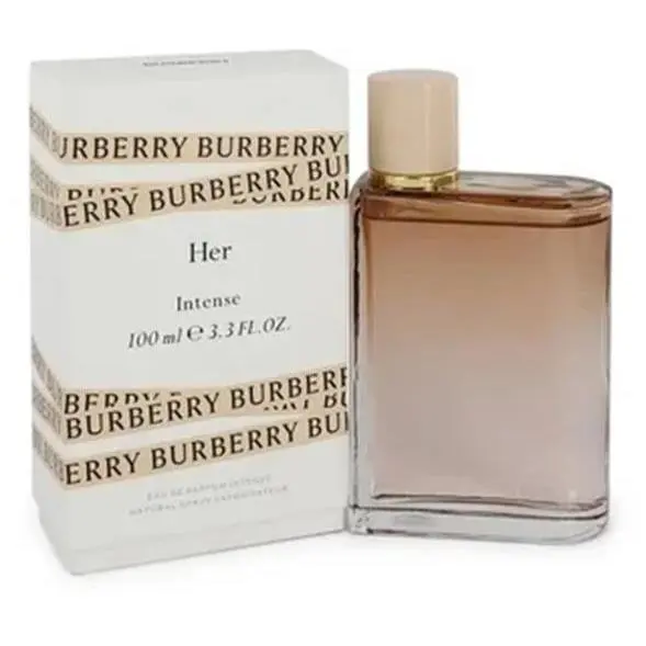 Burberry Her Intense Eau De Parfum Spray 3.3oz/100ml For Women Fragrance Scent