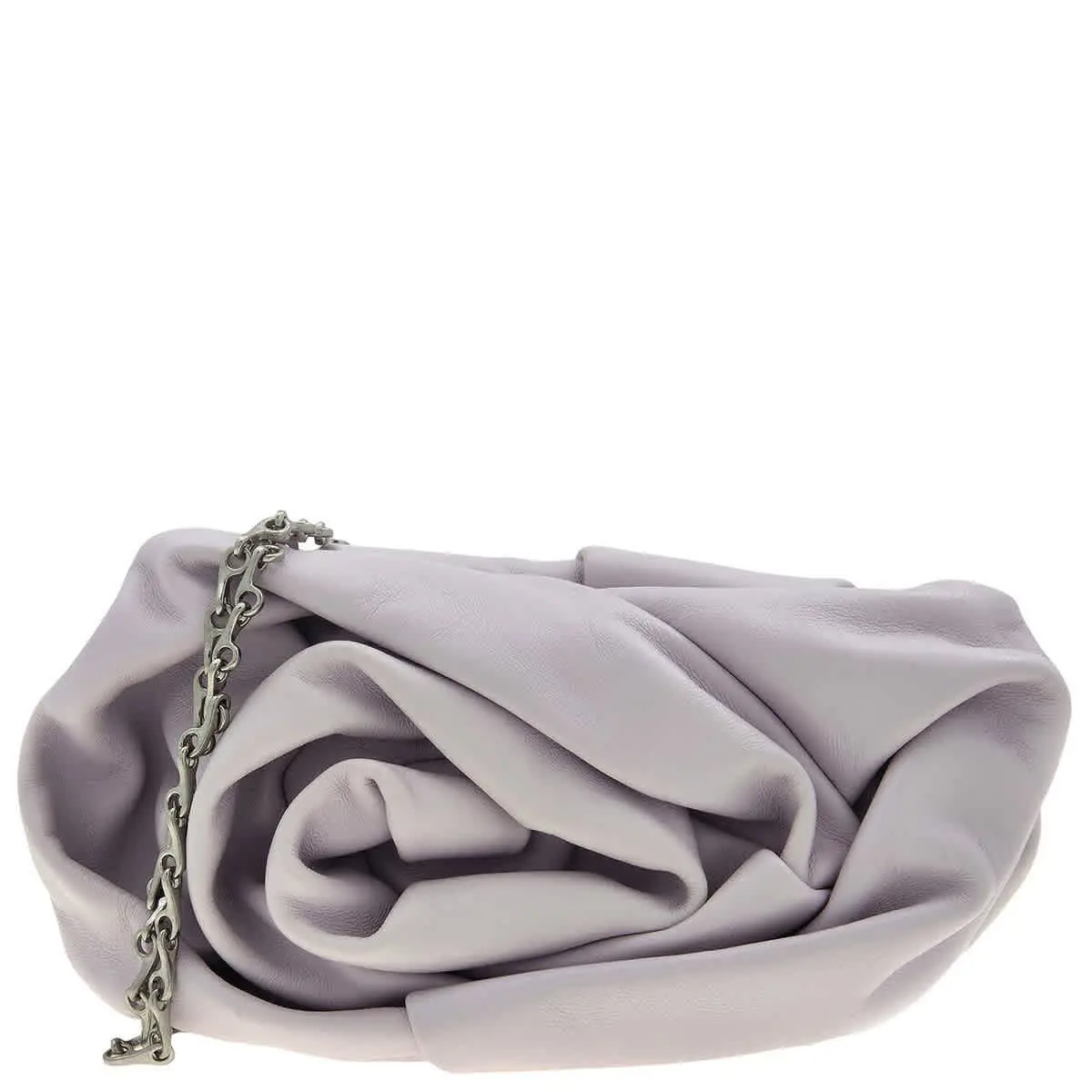Rose Nappa Chain Clutch In Haze 8079186 by Burberry