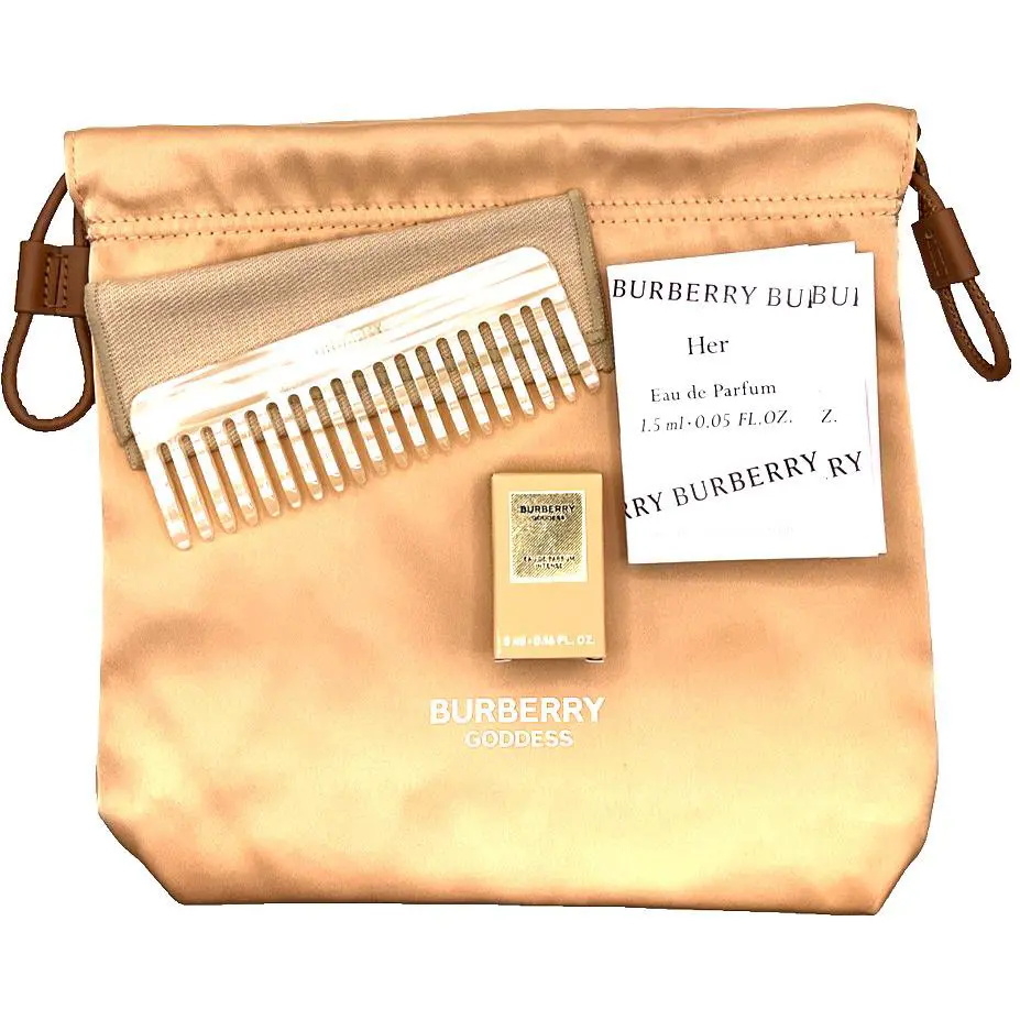 Burberry Goddess Eau de Parfum Her Edp Pearl Comb Gold Cosmetic Bag Gift Set