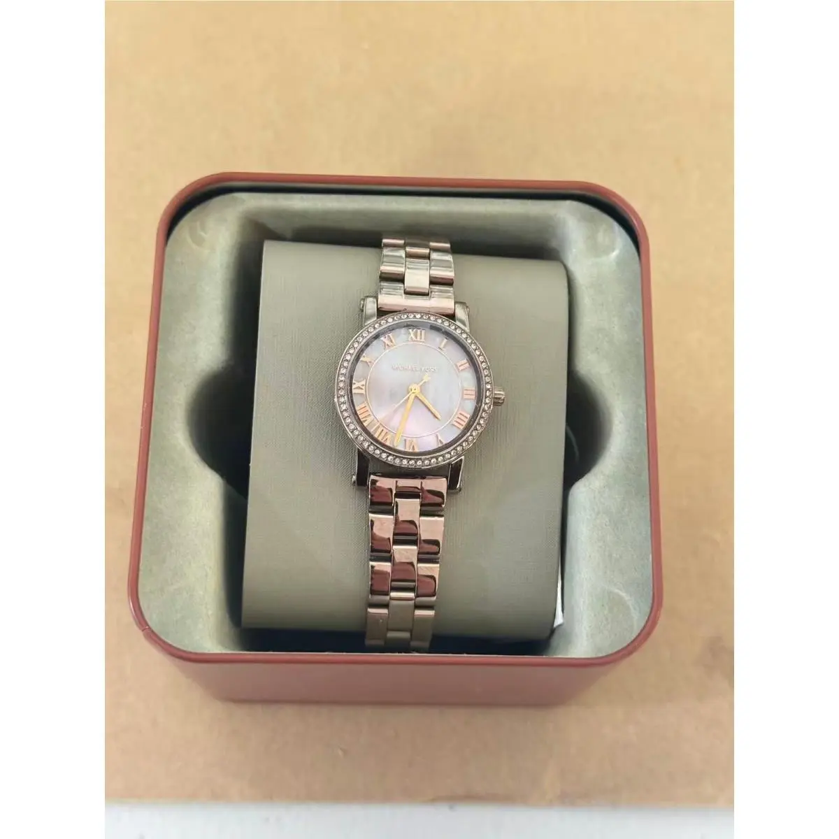 Michael Kors MK3683 Petite Norie Brown Steel Ladies Watch