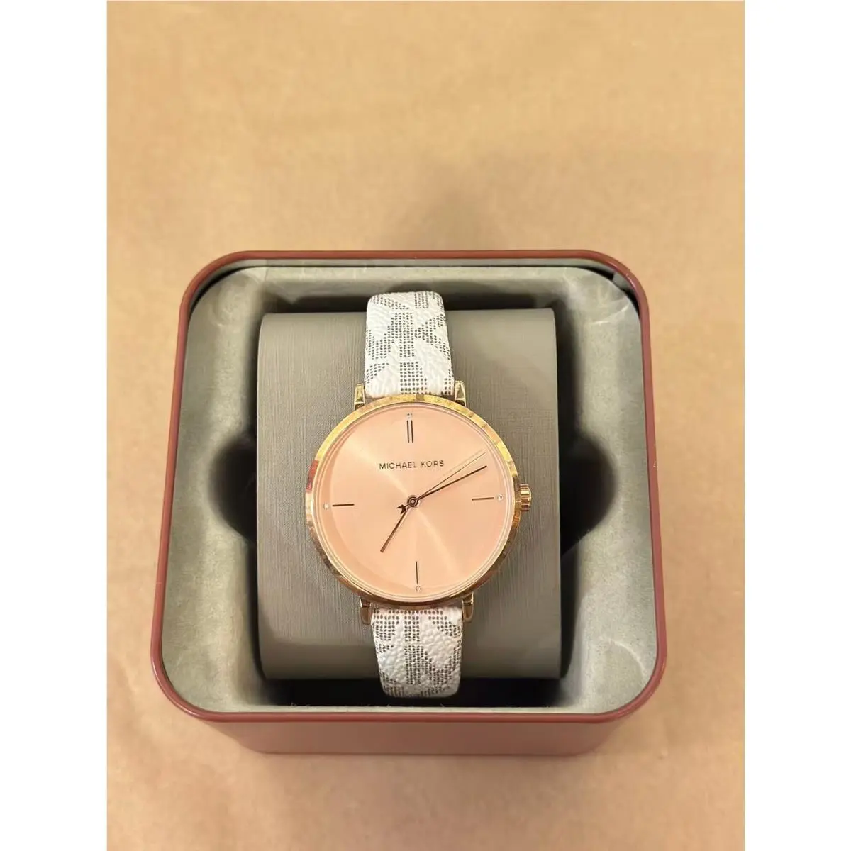 MK7128 Jayne Three-hand Vanilla Watch by Michael Kors