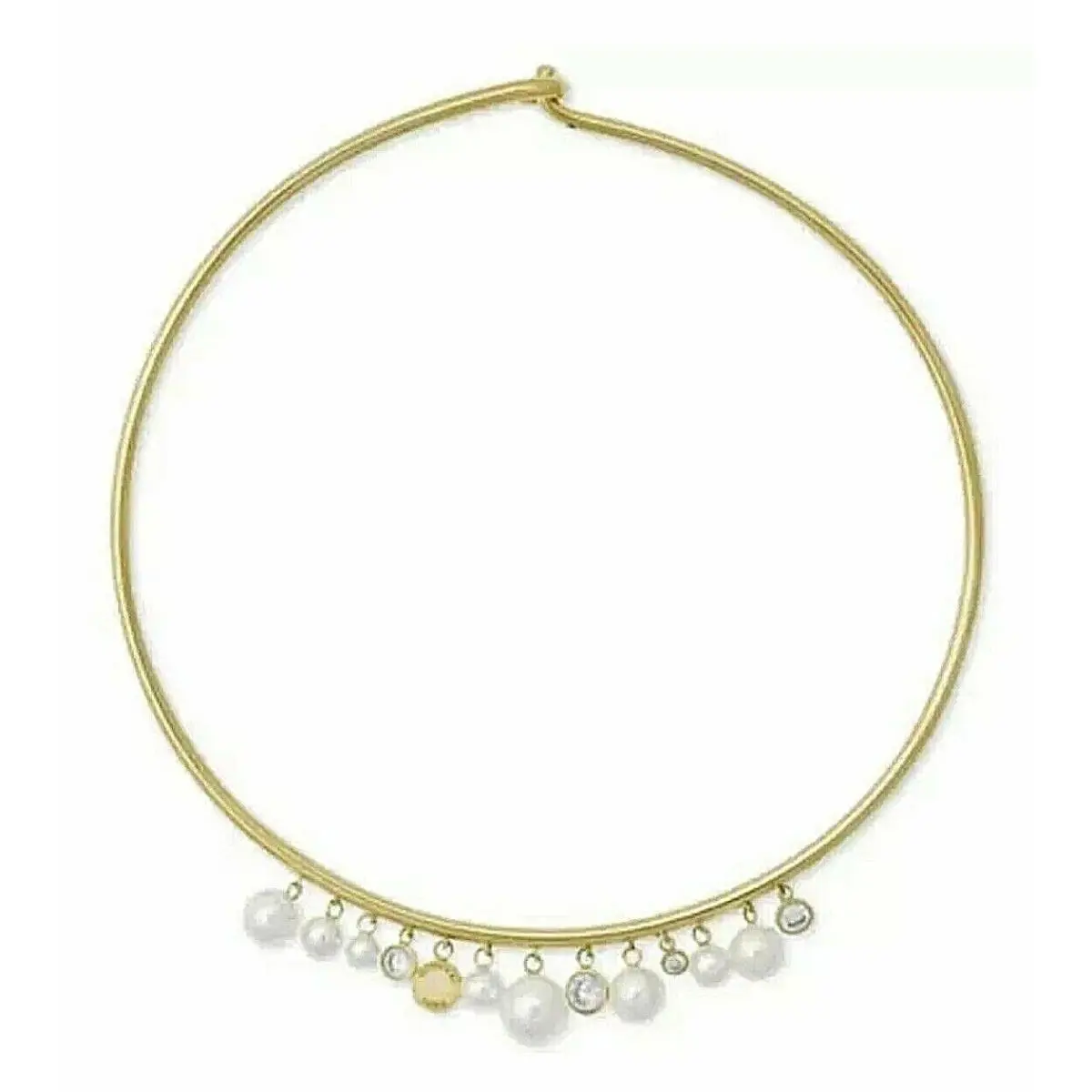 Michael Kors Modern Classic Pearl Flexi Choker Necklace