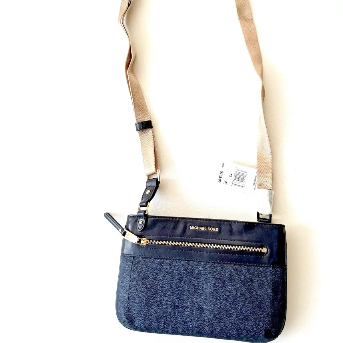 Michael Kors Jet Set Sport East West Crossbody File Bag Baltic Blue Chic