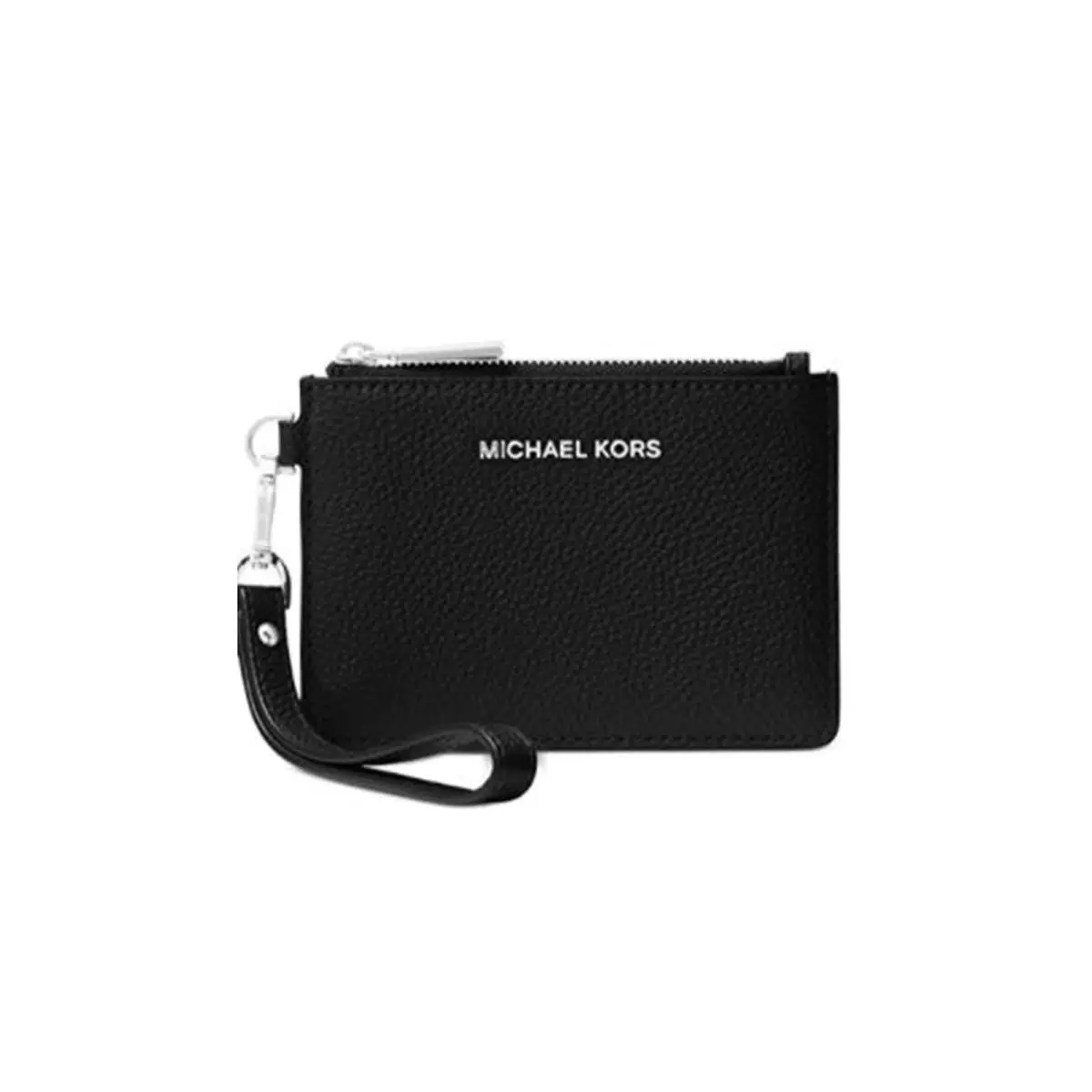 Michael Kors Mercer Pebble Leather Coin Purse Black 32T7SM9P0L-001