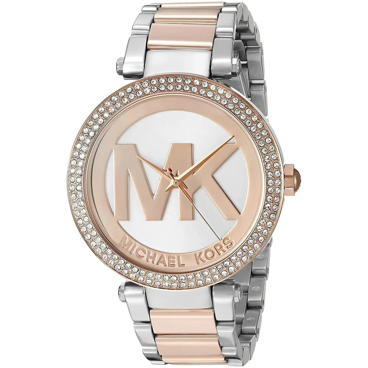 Michael Kors Parker Women`s 39mm Two Tone Quartz Watch MK6314