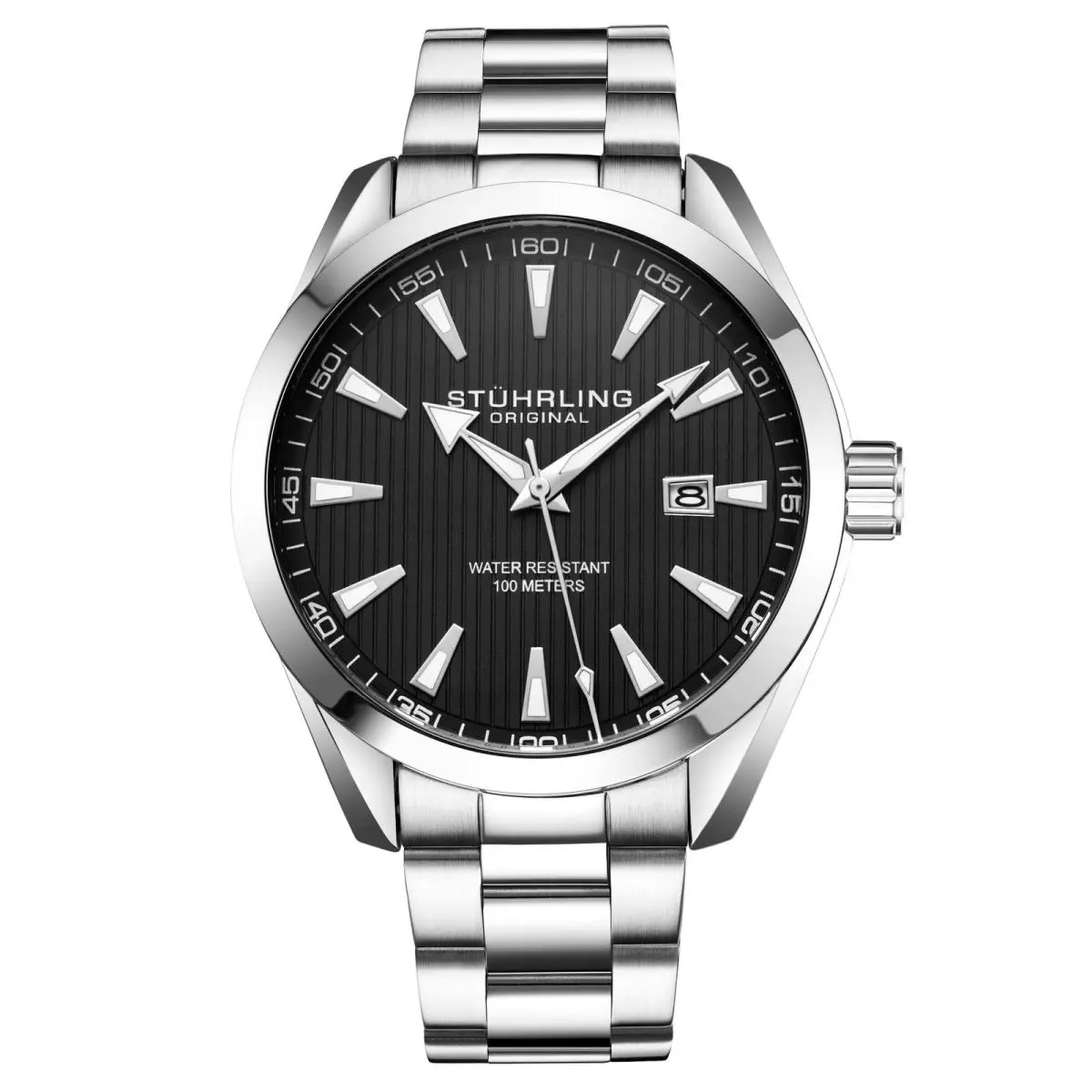 Stuhrling Forte 3953 Symphony Classic Watch 42mm Quartz Wristwatch 3953.1