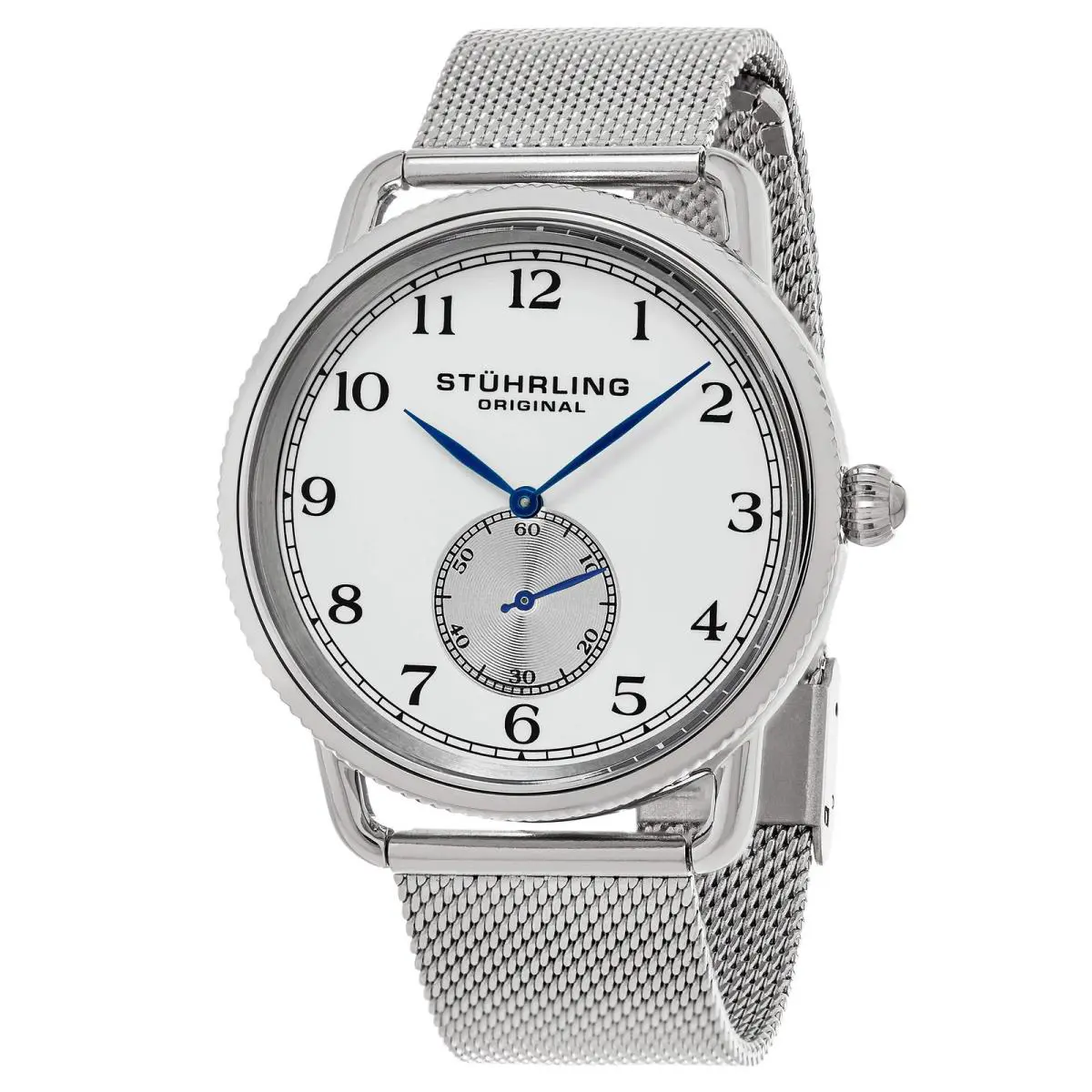 Stuhrling Symphony Silver/stainless Steel/white Dial/silver Case White Dial Wristwatch 2