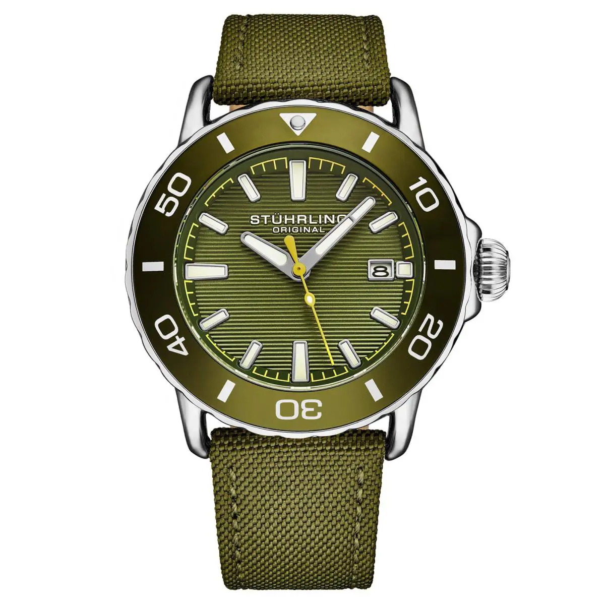 Stuhrling Voyager 4049 44mm Green Green Dial Wristwatch 4049.2