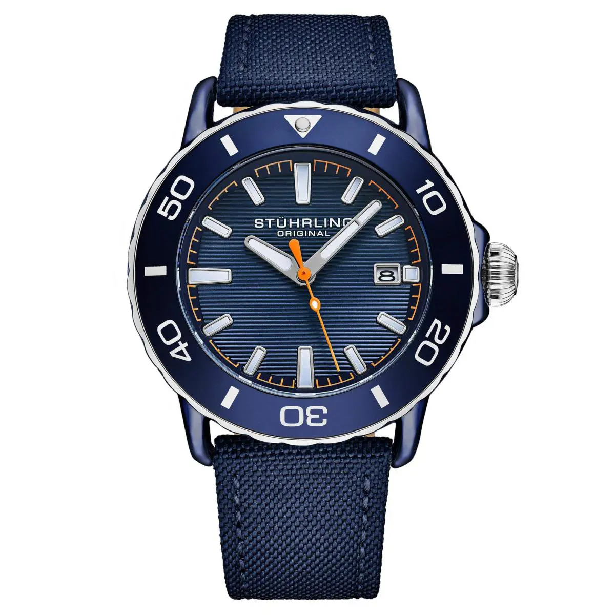 Stuhrling Voyager 4049 44mm Blue | Blue Dial Voyager 4049 44mm Blue Blue Dial Wristwatch 4049.4