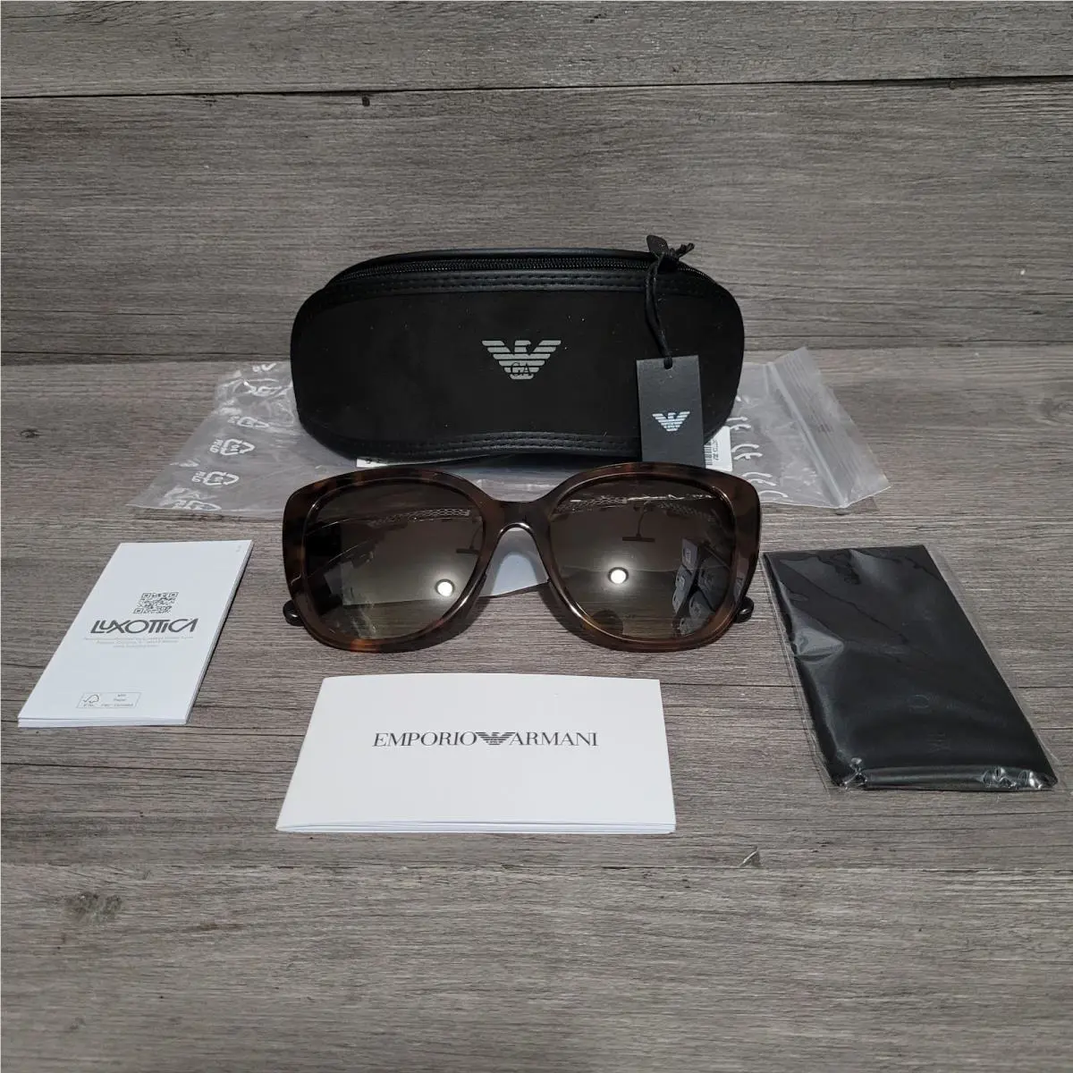 Emporio Armani Women`s Ea4214u Universal Fit Butterfly Sunglasses