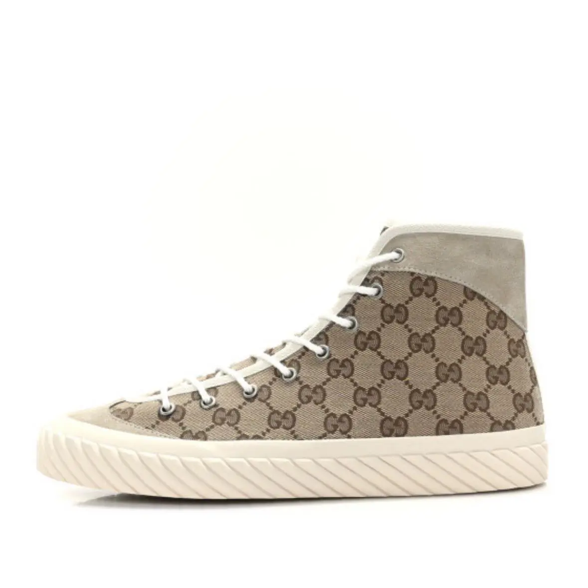 Gucci GG Monogram Canvas Supreme Sneakers Men`s US 13.5/ Eur 46.5 - Multicolor