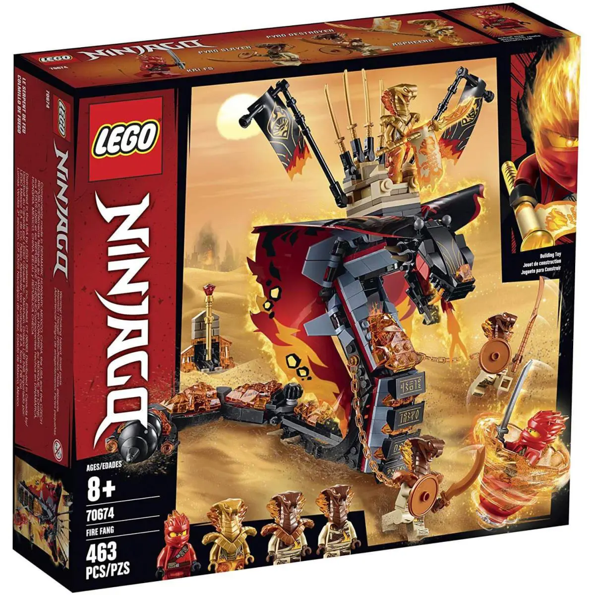Lego Ninjago Fire Fang 70674