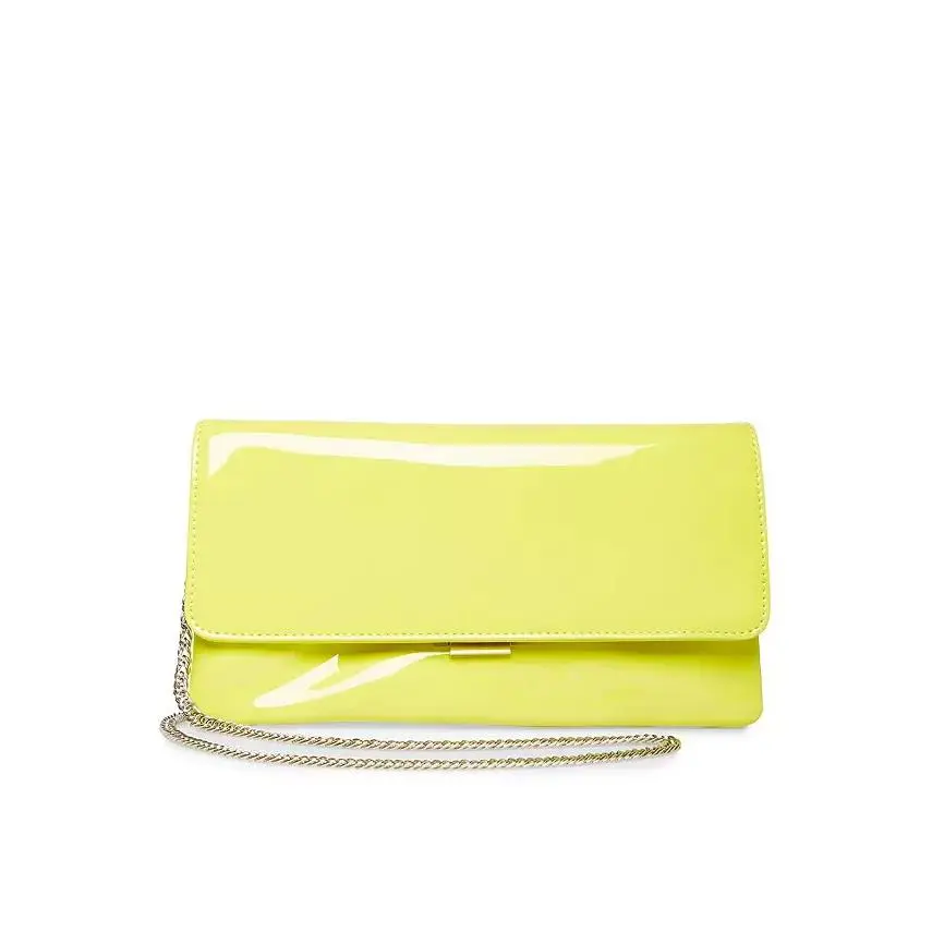 X4904 Womens Citron Yellow Sublime Clutch by Steve Madden