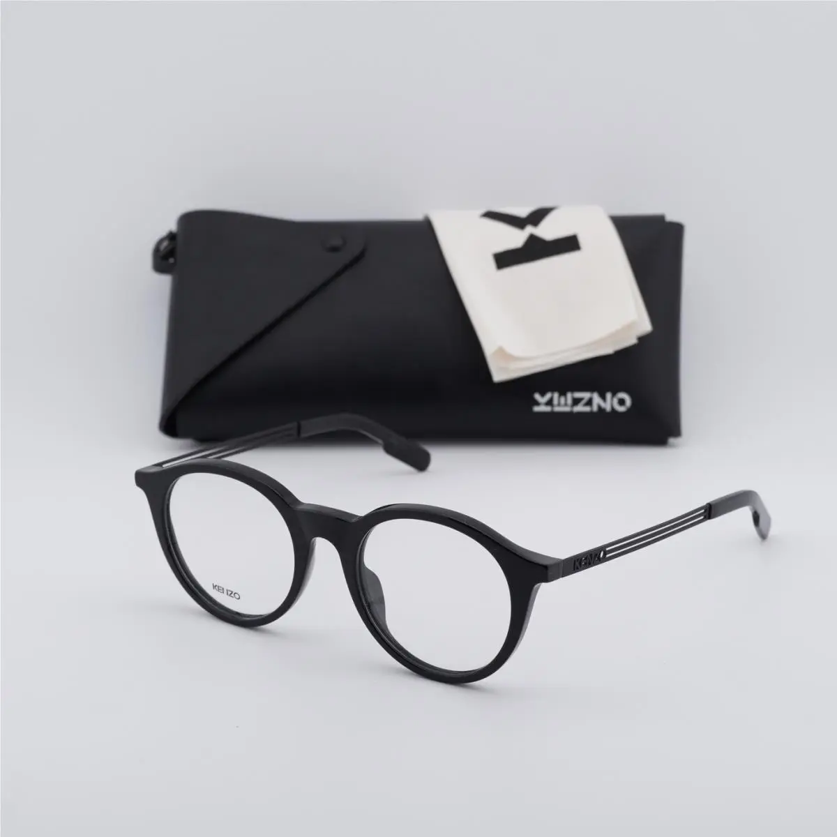 Kenzo KZ50015U 001 Shiny Black 51mm Eyeglasses