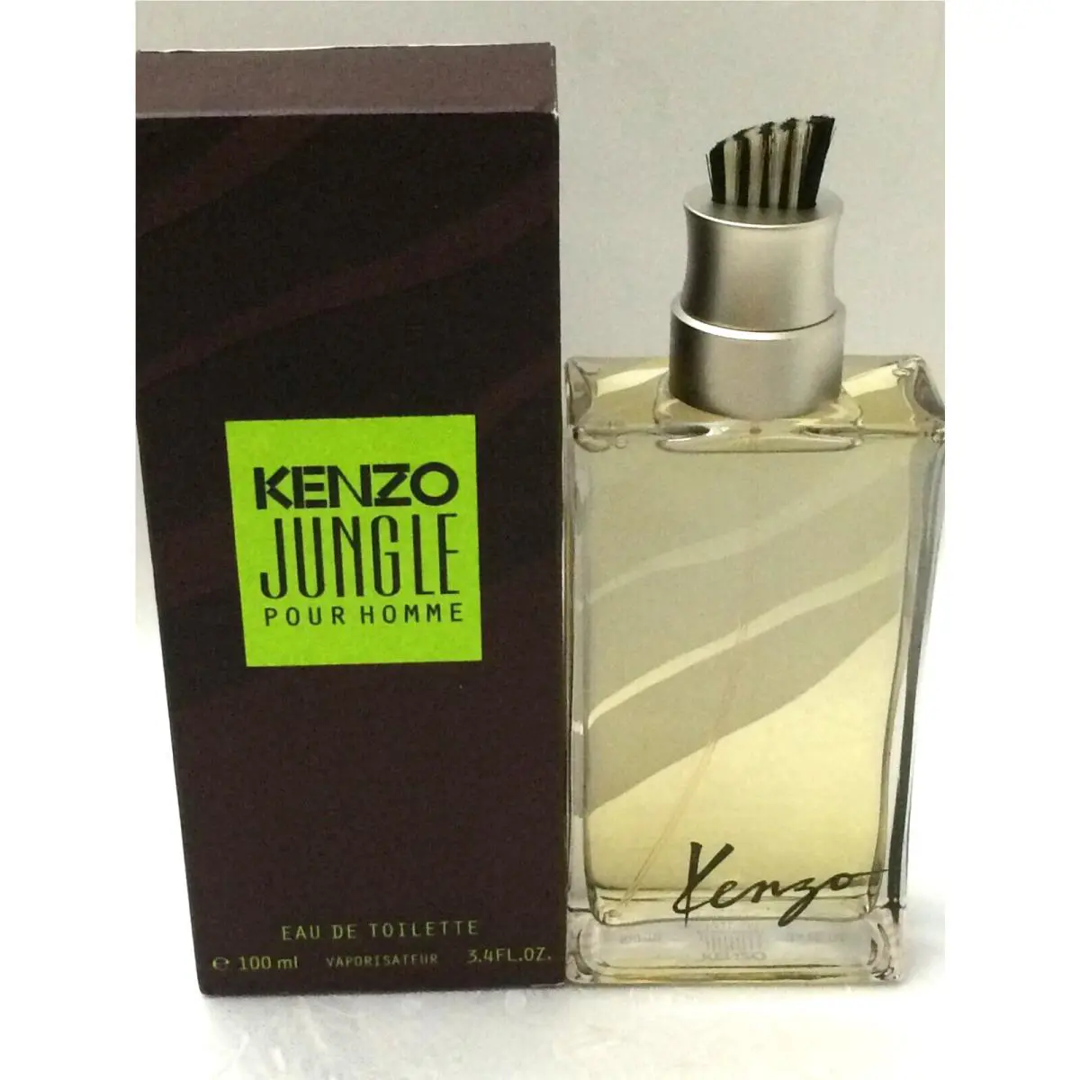 Kenzo Jungle Pour Homme Cologne Men 3.4 oz Eau De Toilette Spray Vintage 1997